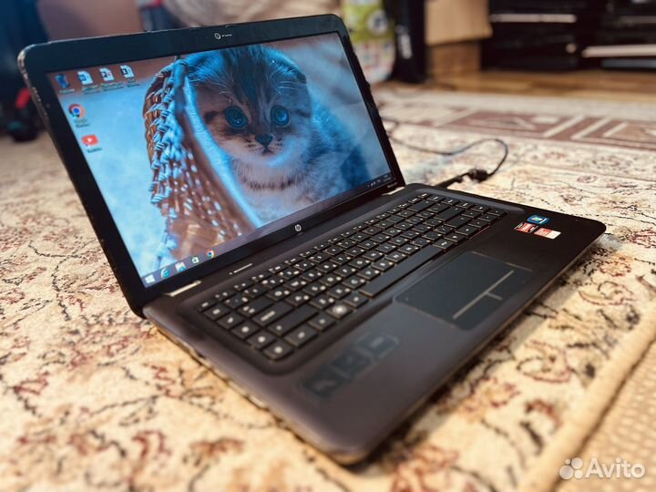 Отличный Ноутбук HP 4ядра/1000гб/4гб озу