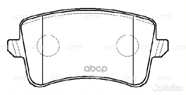 Ckvw-91 GK1318 Колодки тормозные дисковые з