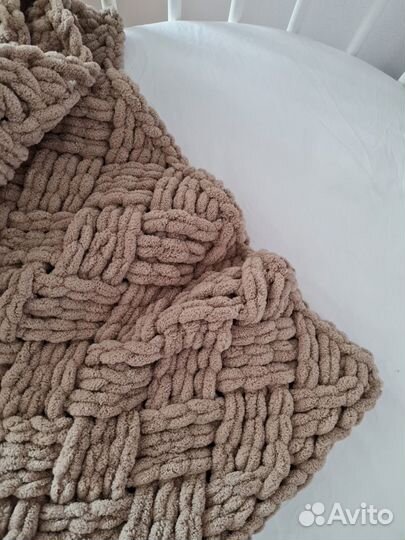 Плед на выписку плюшевый