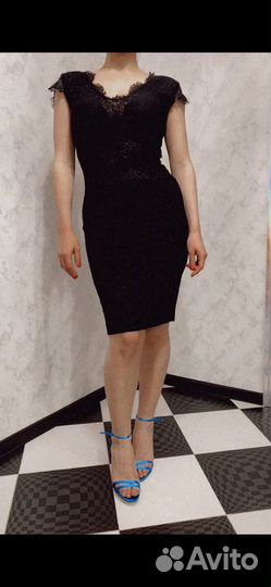 Черное платье 44