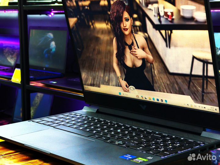Новейший игровой ноутбук HP Victus. 12 ядер/RTX