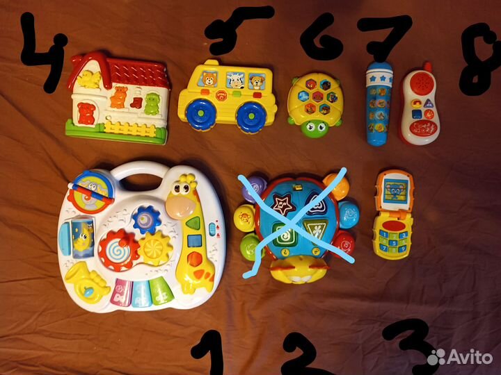 Музыкальные развивающие игрушки