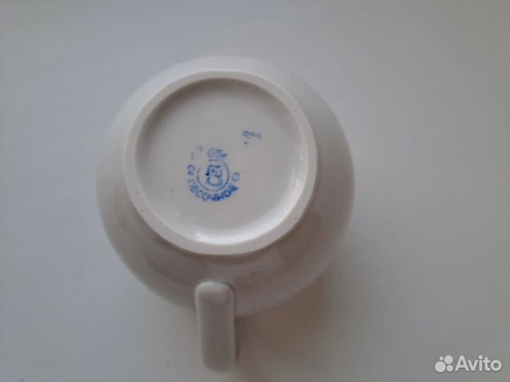 Молочник сливочник Первомайский фарфор