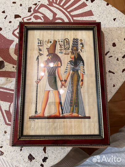 Картина на папирусе