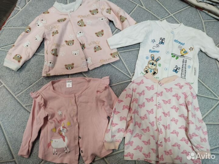 Вещи пакетом для девочки 62 68