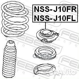 Опора переднего амортизатора левая nssj10FL Febest