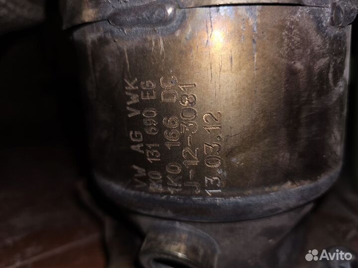 Катализатор passat 1.8t cdab cda cdaa bzb