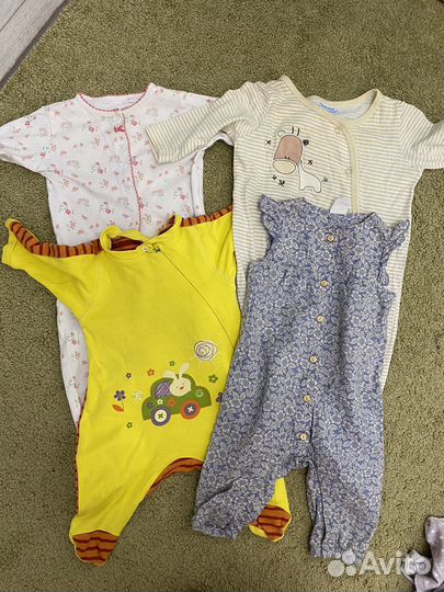 Пакет вещей на девочку 68