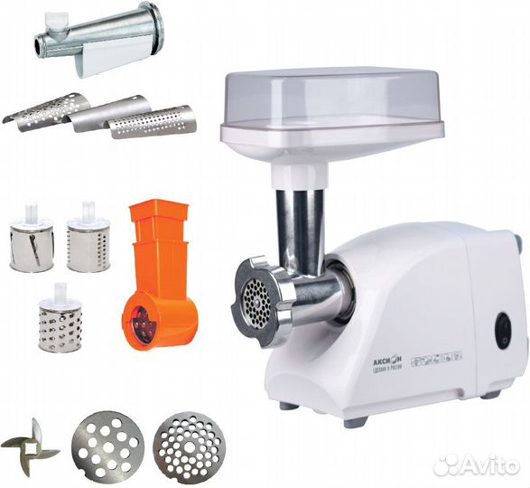 Мясорубка Аксион М14.02 (шинковка, соковыжималка)