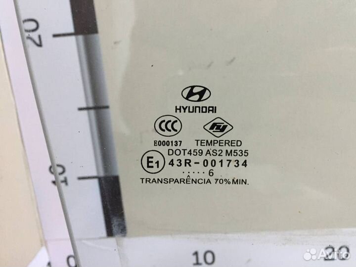 Стекло двери передней правой Hyundai Sonata 4 EF,T