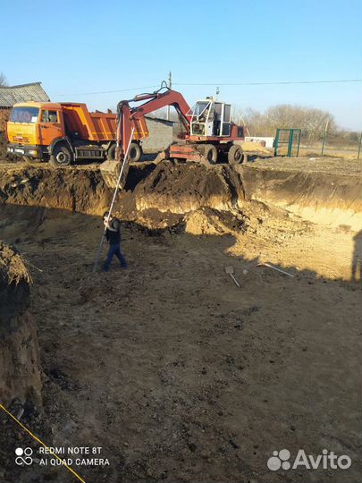 Услуги экскаватора самосвал