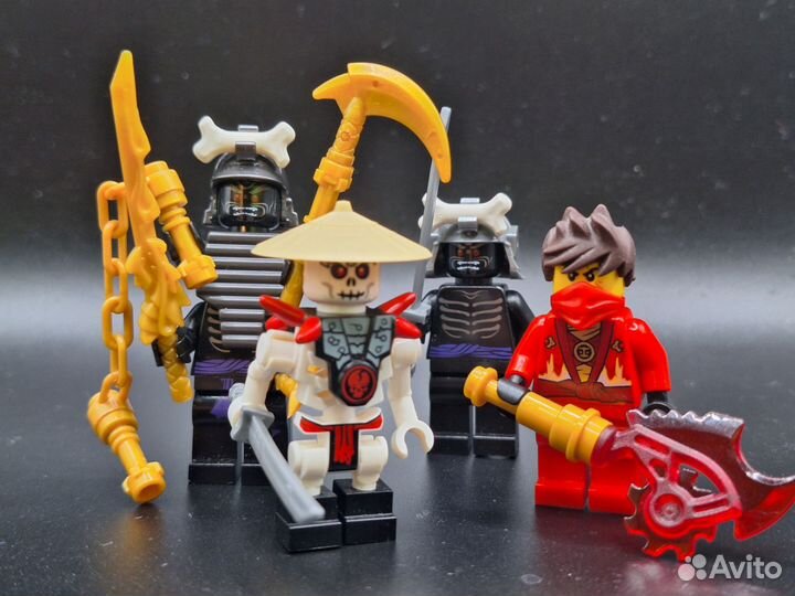 Lego ninjago лот фигурок