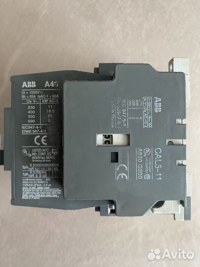 Контактор abb a40 30 10