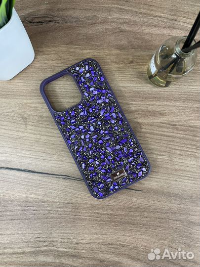 Чехол Swarovski на iPhone 14 Pro Max Оригинал