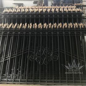 Забор металлический ос-Т15-51 кованый для дома