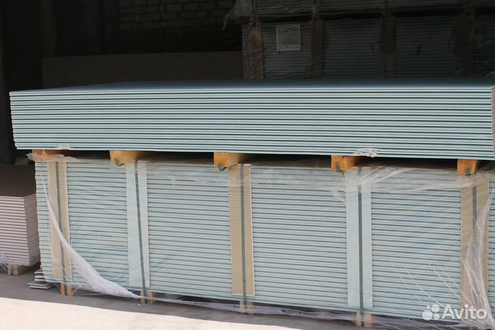 Гипсокартон влагостойкий кнауф 1500х600х12,5мм