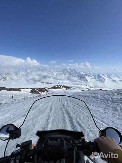 Экскурсии на Снегоходе по Эльбрусу