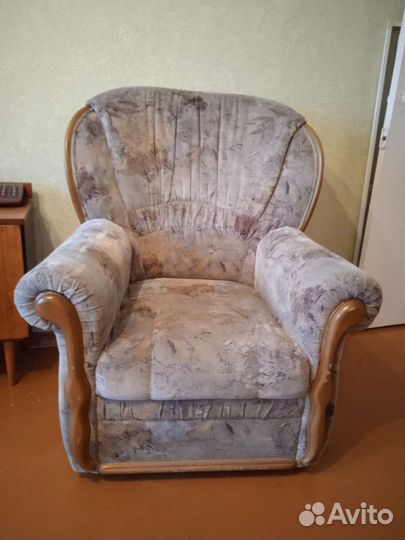 Диван и 2 кресла бу