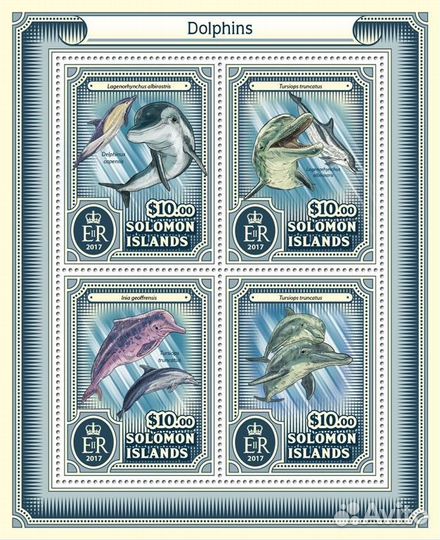 Соломоновы о-ва, 2017. (slm17206) Морская фауна, д