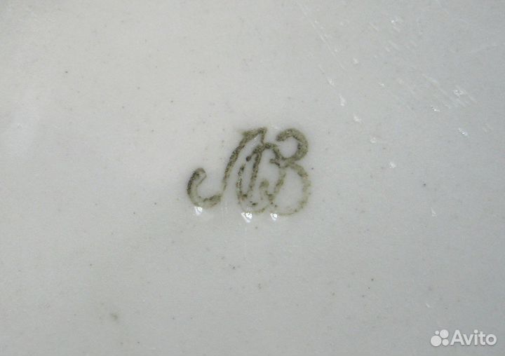 Большой фарфоровый чайник, лоз (лзфи) 1,8 л, СССР