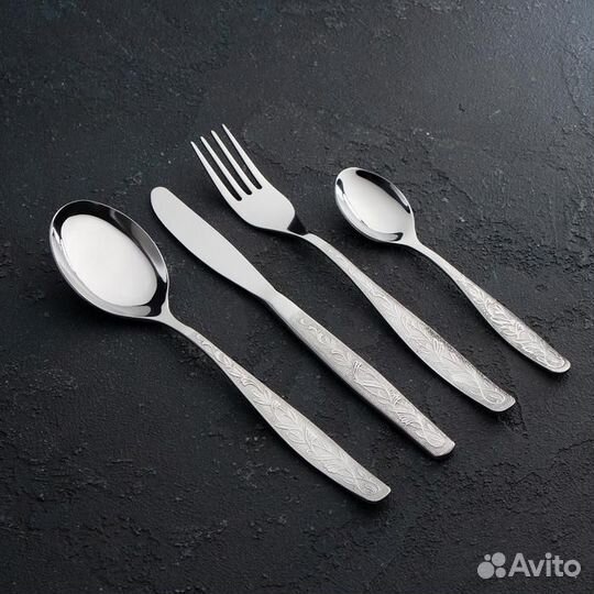 Набор столовый 'Уралочка', 12 предметов, толщина 2