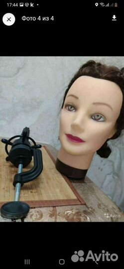 Балванка со штативом для отработки причесок