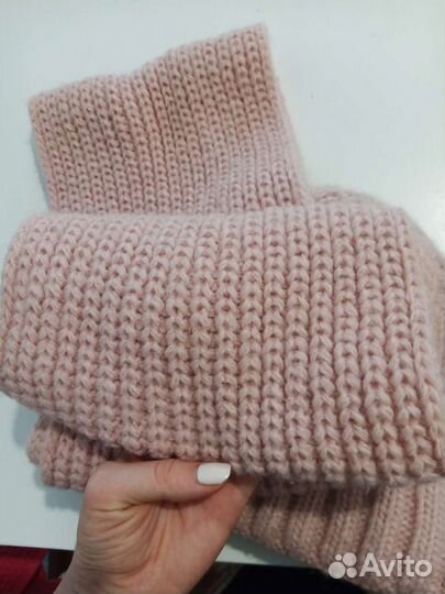 Шапка и снуд женский