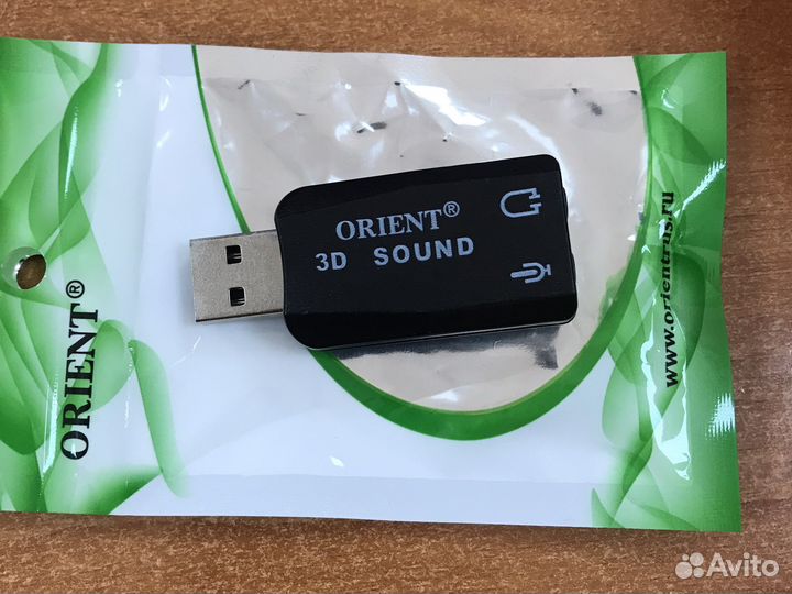Усб звуковая карта orient 3D sound