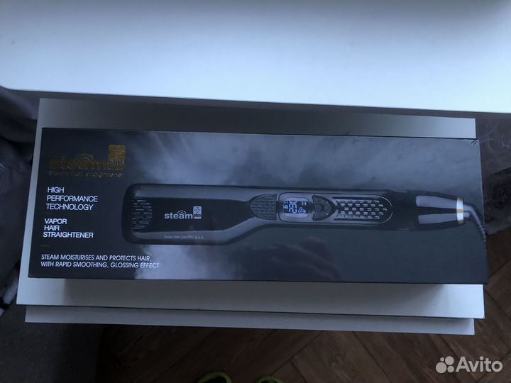 Паровой выпрямитель для волос steam plus