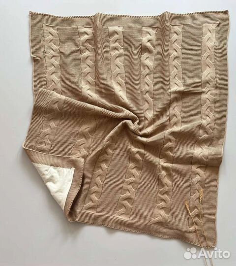 Плед детский вязаный