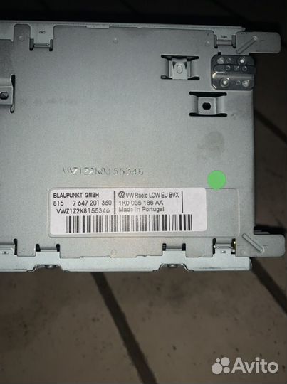 Штатная магнитола на volkswagen