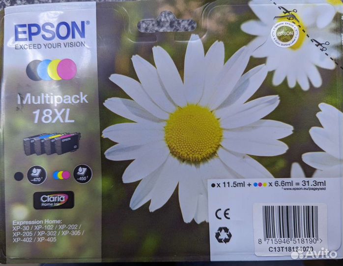 Набор струйных картриджей Epson Multipack 18X