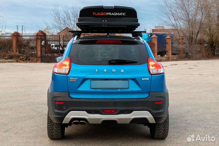 Автобокс Pragmatic yuago (410 л.) Черный (тиснение