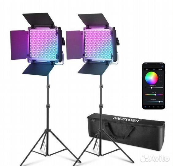 Видеосвет LED Neewer 660 RGB PRO комплект 100 Вт