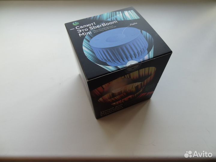 Умная колонка SberBoom mini (голубой)