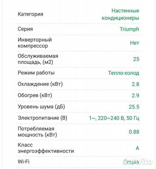 Кондиционер royal clima