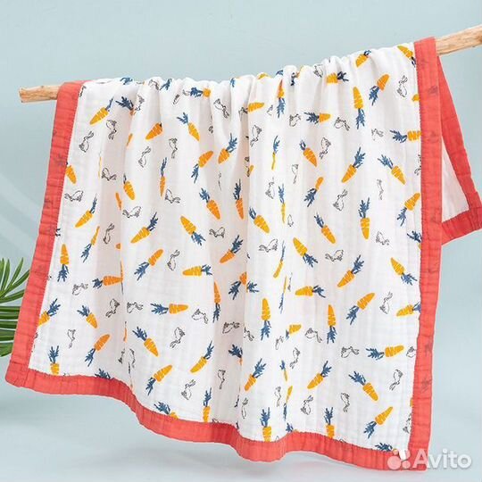 Муслиновые пледы для малышей