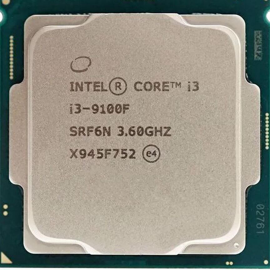 [SRF6N] Процессор Intel Core I3-9100f Srf7w Srf6n