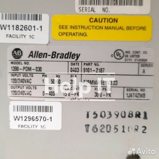 Сервопривод Allen Bradley 1398-PDM-030