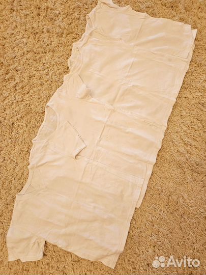 Белые футболки 4 штуки на 10-11 лет