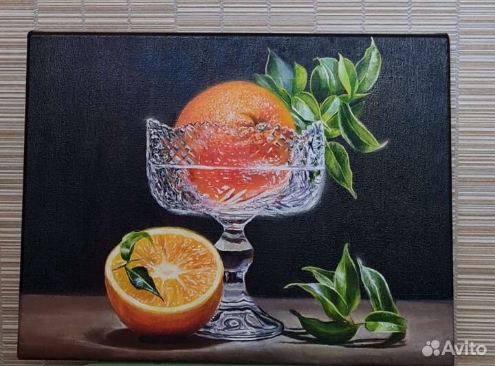 Картина маслом на холсте натюрморт