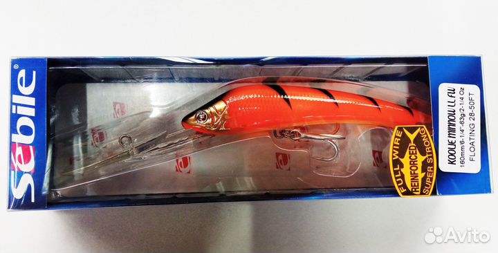 Воблер Sebile Koolie Minnow LL 160 mm