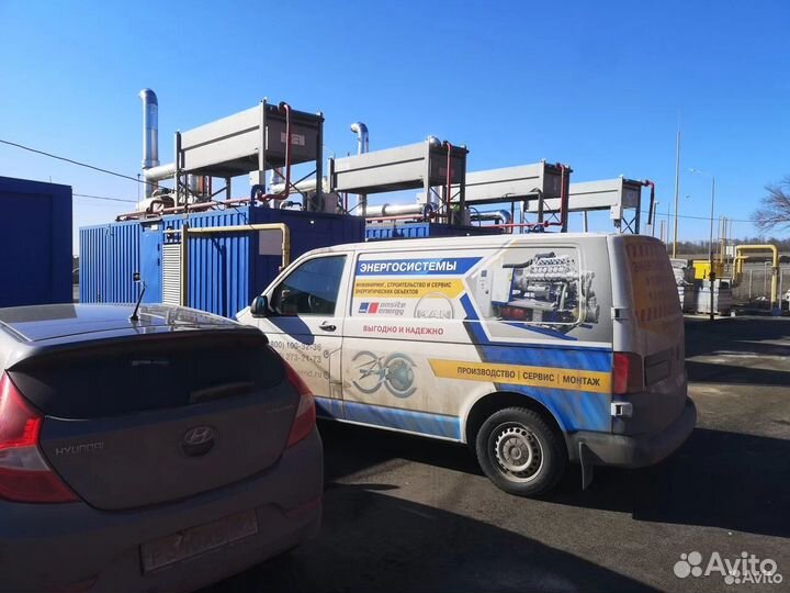 Газопоршневая электростанция 530 кВт, PSG530MAN