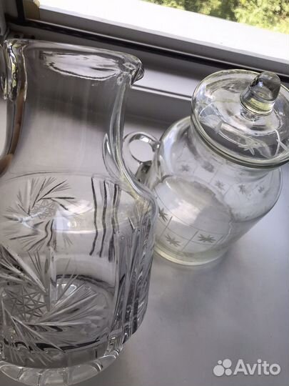 Кувшины хрусталь СССР