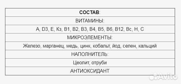 Премикс«Богатей»для всех видов цыплят.500г