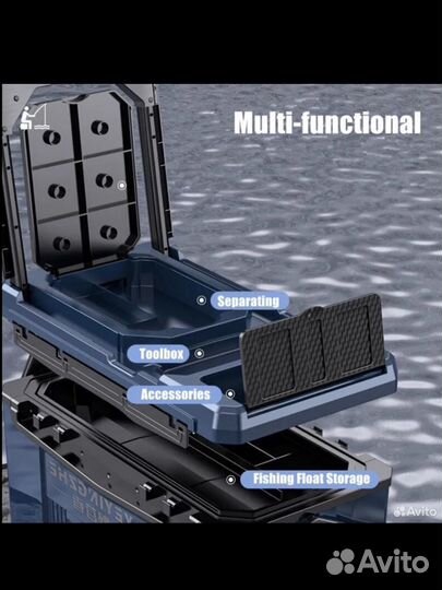 Рыболовный ящик-трансформер на колесах