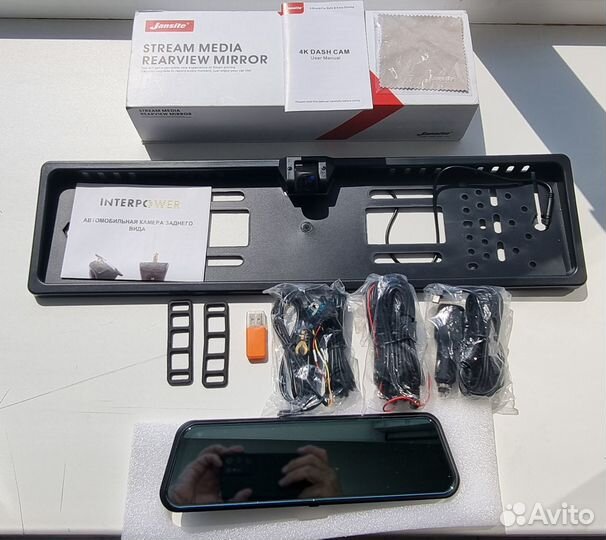 Зеркальный 4К видеорегистратор Jansite (новый)