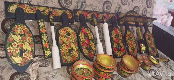 Посуда СССР хохлома