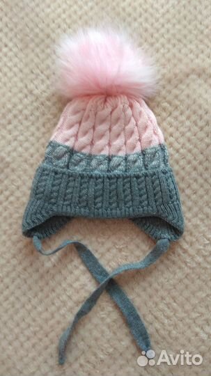 Шапка зимняя для девочки 48 50