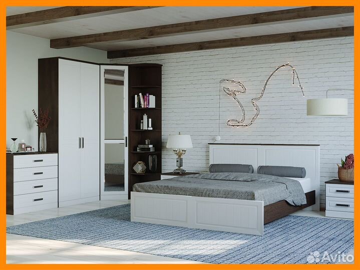 Кровать двухспальная Венеция 1.6 х 2м